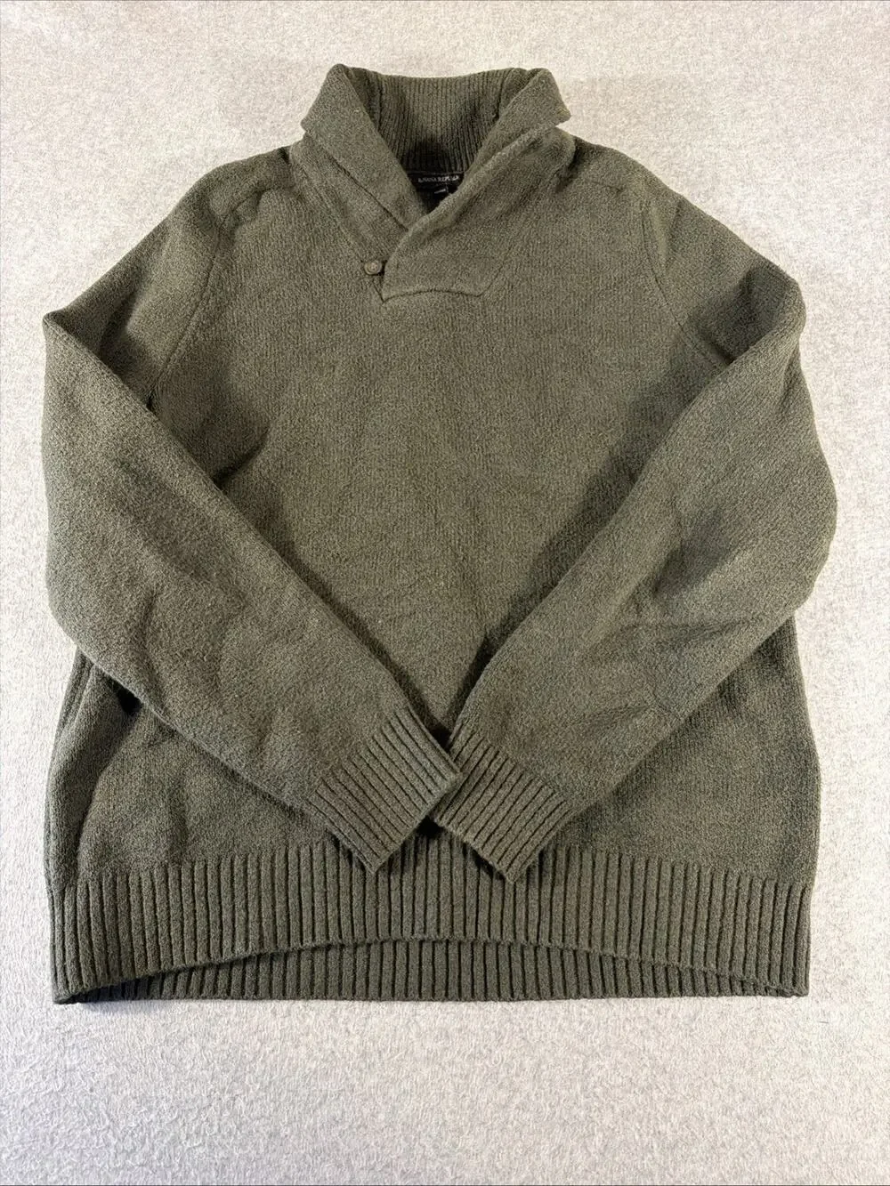 Banana Republic Dark Green Sweater, Size L, Heavyweight